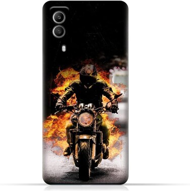 غطاء خلفي واقٍ من مادة TPU لهاتف Vivo T1x بتصميم رقم 041
