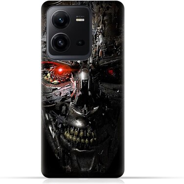 غطاء خلفي واقٍ من مادة TPU لهاتف Vivo V25e بتصميم روبوت Terminator