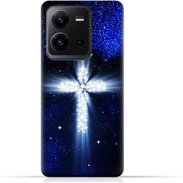 غطاء خلفي واقٍ من مادة TPU لهاتف Vivo V25e بنمط متقاطع