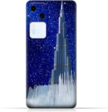 غطاء حماية خلفي للهاتف المحمول من مادة TPU، متوافق مع هاتف Vivo V30 بتصميم رقم 11