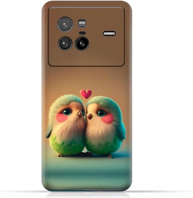 غطاء حماية خلفي من مادة TPU لهاتف Vivo X80 (5G) بتصميم رقم 044