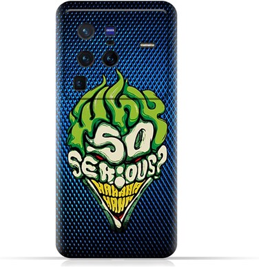 غطاء حماية خلفي من مادة TPU لهاتف Vivo X80 Pro (5G) بتصميم الجوكر