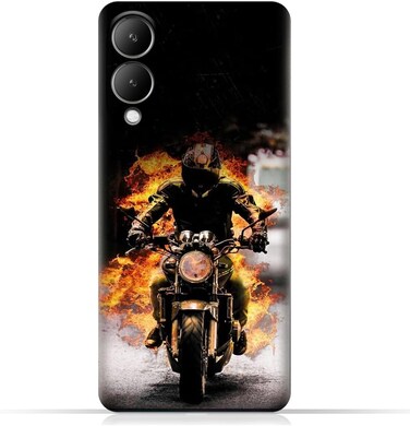 غطاء خلفي واقٍ للهاتف المحمول من مادة TPU، متوافق مع هاتف Vivo Y17s بتصميم رقم 6