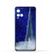 غطاء حماية خلفي من مادة TPU لهاتف Vivo Y21e بتصميم برج خليفة في ليلة مرصعة بالنجوم