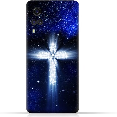 غطاء حماية خلفي من مادة TPU عامة لهاتف Vivo Y33 بنمط متقاطع