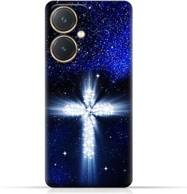 غطاء حماية خلفي من مادة TPU عامة لهاتف Vivo Y35+ / Vivo Y35 PLUS (5G) بنمط متقاطع