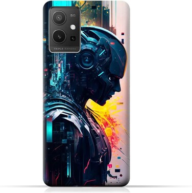 غطاء حماية خلفي من مادة TPU عامة لهاتف Vivo Y75 5G بتصميم 039