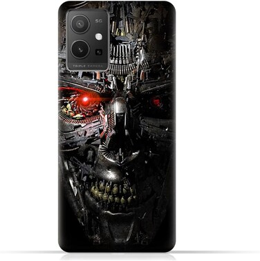 Generic TPU Protective Back Case Cover For Vivo Y75 5G With Terminator Robot Design