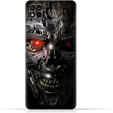 غطاء خلفي واقٍ من مادة TPU لهاتف Xiaomi Redmi 10A بتصميم روبوت Terminator