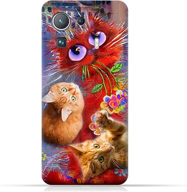 Generic Protective Case Cover For Xiaomi Mi 11 Pro With Cute Cats Design