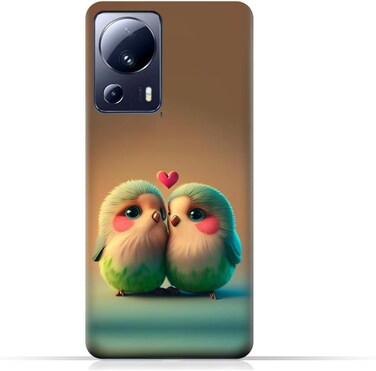 غطاء حماية خلفي من مادة TPU عامة لهاتف Xiaomi 13 Lite بتصميم رقم 044