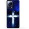 غطاء حماية خلفي من مادة TPU عامة لهاتف Xiaomi 13 Lite بنمط متقاطع