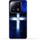 غطاء حماية خلفي من مادة TPU عامة لهاتف Xiaomi 13 Pro بنمط متقاطع