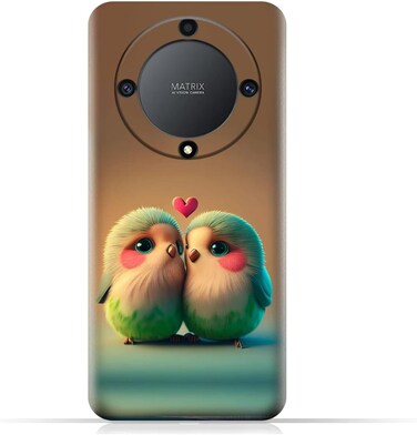 غطاء حماية خلفي من مادة TPU لهاتف Honor X9a (5G) بتصميم رقم 044