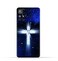 غطاء حماية خلفي من مادة TPU عامة لهاتف Xiaomi Redmi Note 11 (صيني) بنمط متقاطع