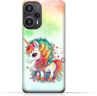 غطاء حماية خلفي من مادة TPU عامة لهاتف Xiaomi Redmi Note 12 Turbo (5G) بتصميم رقم 043