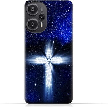 غطاء حماية خلفي من مادة TPU لهاتف Xiaomi Redmi Note 12 Turbo (5G) بنمط متقاطع