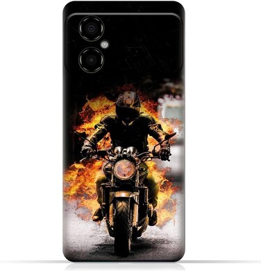 غطاء حماية خلفي من مادة TPU عامة لهاتف Xiaomi Poco M4 5G بتصميم رقم 041