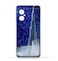 غطاء حماية خلفي من مادة TPU لهاتف Xiaomi Poco M4 5G (الهند) بتصميم برج خليفة في ليلة مرصعة بالنجوم