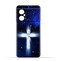 Generic TPU Protective Back Case Cover For Xiaomi Poco M4 5G (India) With Cross Pattern