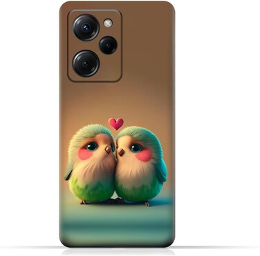 غطاء حماية خلفي من مادة TPU عامة لهاتف Xiaomi Poco X5 Pro بتصميم رقم 044