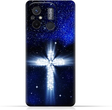 Generic TPU Protective Back Case Cover For Xiaomi Redmi 12C With Cross Pattern