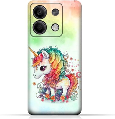 غطاء خلفي واقٍ للهاتف المحمول من مادة TPU، متوافق مع هاتف Xiaomi Redmi Note 13 5G، بتصميم رقم 8