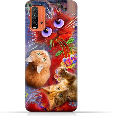 Generic Protective Case Cover For Xiaomi Redmi 9 Power With Cute Cats Design