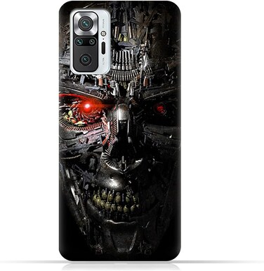 Generic Protective Case Cover For Xiaomi Redmi Note 10 Pro (India) With Terminator Robot Design