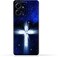 غطاء حماية خلفي من مادة TPU لهاتف Xiaomi Redmi Note 12 4G بنقشة متقاطعة