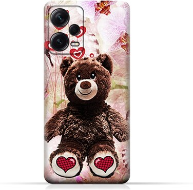 غطاء حماية خلفي من مادة TPU لهاتف Xiaomi Redmi Note 12 Pro+، مزين بدبّي.