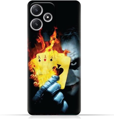 غطاء خلفي واقٍ للهاتف المحمول مصنوع من مادة TPU، متوافق مع هاتف Xiaomi Redmi Note 12R (5G) بتصميم رقم 2