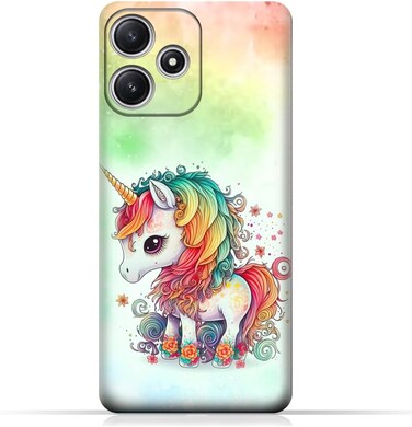 غطاء حماية خلفي للهاتف المحمول مصنوع من مادة TPU، متوافق مع هاتف Xiaomi Redmi Note 12R (5G) بتصميم رقم 8