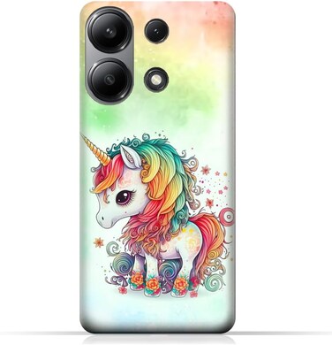 غطاء حماية خلفي للهاتف المحمول من مادة TPU، متوافق مع هاتف Xiaomi Redmi Note 13 4G، بتصميم رقم 8
