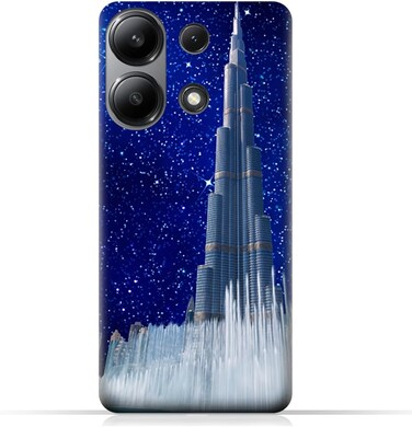 غطاء حماية خلفي للهاتف المحمول مصنوع من مادة TPU، متوافق مع هاتف Xiaomi Redmi Note 13 4G بتصميم رقم 11.
