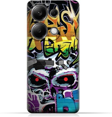 غطاء حماية خلفي للهاتف المحمول مصنوع من مادة TPU، متوافق مع هاتف Xiaomi Redmi Note 13 Pro 4G، بتصميم رقم 03