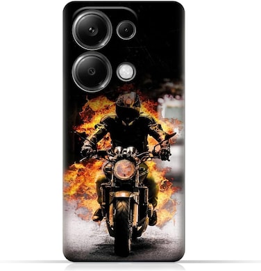 Generic TPU Protective Mobile Back Case Cover Compatible With Xiaomi Redmi Note 13 Pro 4G With Design 06