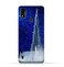 غطاء حماية خلفي من مادة TPU لهاتف ZTE Blade A51 بتصميم برج خليفة في ليلة مرصعة بالنجوم