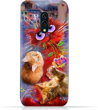 جراب هاتف OPPO K3 TPU بتصميم قطط لطيفة