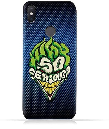 غطاء حماية سيليكون ناعم من مادة TPU لهاتف Xiaomi Mi 8 SE بتصميم "لماذا كل هذا الجدية؟
