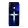 جراب حماية سيليكون ناعم من مادة TPU لهاتف Xiaomi Mi A2 Lite (Redmi 6 Pro) بتصميم صليب مسيحي على خلفية ليلة مرصعة بالنجوم