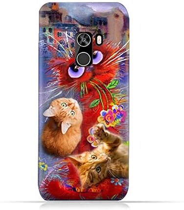 Generic Xiaomi Mi Mix TPU Soft Protective Silicone Case With Adorable Cute Cats Design