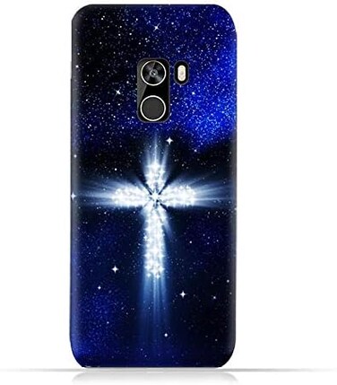 Generic Xiaomi Mi Mix TPU Soft Protective Silicone Case With Christian Cross On a Starry Night Design