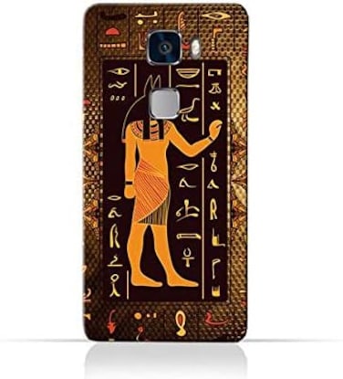 Generic Huawei Mate S TPU Silicone Case With Egyptian Hieroglyphs Pattern