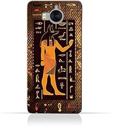 جراب سيليكون TPU عام لهاتف هواوي Y5 (2017) بنقوش هيروغليفية مصرية
