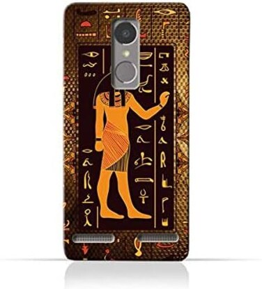 Generic Lenovo K6 TPU Silicone Case With Egyptian Hieroglyphs Pattern