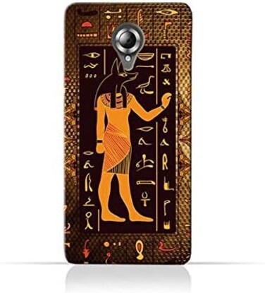 Generic Lenovo S820 TPU Silicone Case With Egyptian Hieroglyphs Pattern