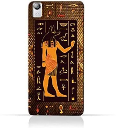 Generic Lenovo S850 TPU Silicone Case With Egyptian Hieroglyphs Pattern