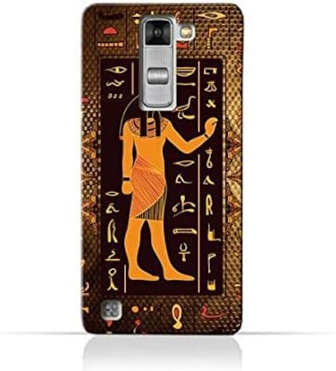 Generic LG K7 TPU Silicone Case With Egyptian Hieroglyphs Pattern