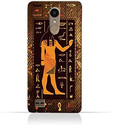 جراب سيليكون TPU عام لهاتف LG K10 بنقوش هيروغليفية مصرية